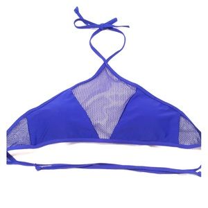 Blue bikini (top and bottom together)